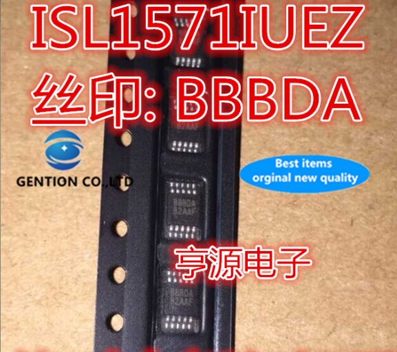5Pcs ISL1571 ISL1571IUEZ ũ ũ: BBBDA MSOP10   100% ű  